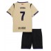 Maillot de foot Barcelona Ferran Torres #7 Extérieur vêtements enfant 2025-26 Manches Courtes (+ pantalon court)
